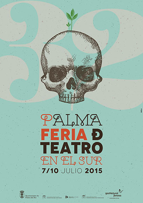 Cartel Feria de Teatro de Palma del Río (Córdoba) 