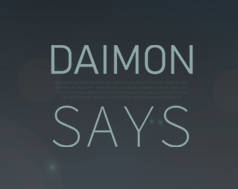 Logotipo de DAIMON SAYS