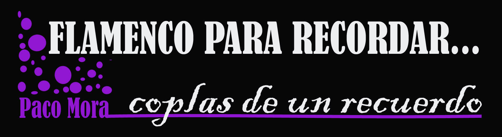 Logotipo de Paco Mora Ballet Flamenco Español