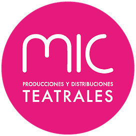 Logotipo de Mic producciones y distribuciones teatrales