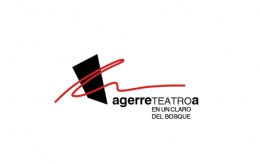 Logotipo de Agerre teatroa o Teatro en un claro del bosque