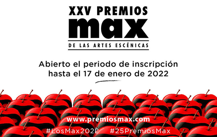 Los Premios Max abren su fase de inscripción de espectáculos para participar en su XXV edición