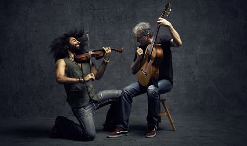 Ara Malikian y Fernando Egozcue llevan al Teatro Cervantes de Málaga su ‘fusión’ de jazz y música clásica