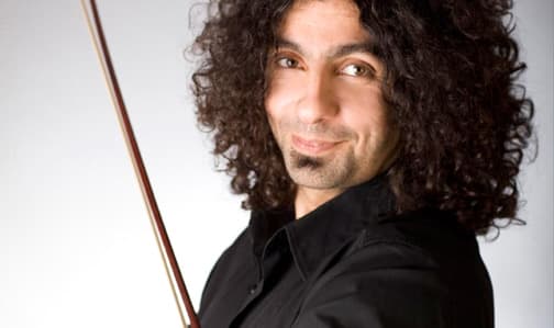 Ara Malikian, en un concierto con los solistas de la Orquesta Sinfónica del Teatro Chapí
