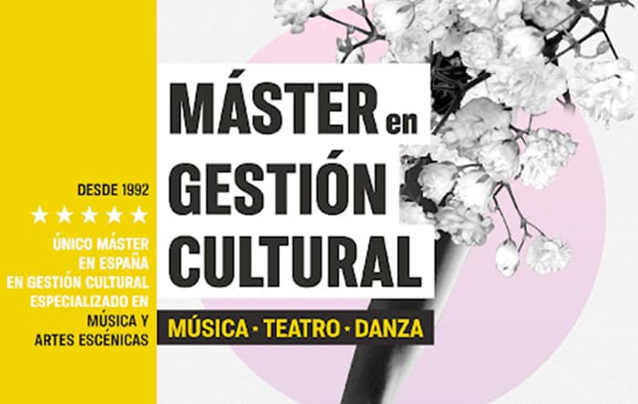 Abierta la Preinscripción para la 20ª promoción del Máster en Gestión Cultural ICCMU-UCM