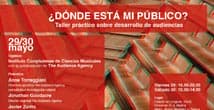 El Instituto Complutense de Ciencias Musicales organiza un taller práctico sobre desarrollo de audiencias