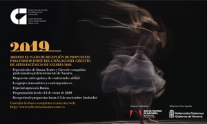 Abierto, hasta el 5 de noviembre, el plazo de presentación de propuestas al circuito de artes escénicas de Navarra 2019