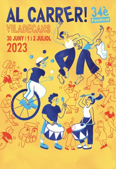 Cartel Festival AlCarrer de Viladecans 2023