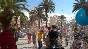 Espectáculo de calle en el Festival Barruguet a cargo de Festuc Teatre