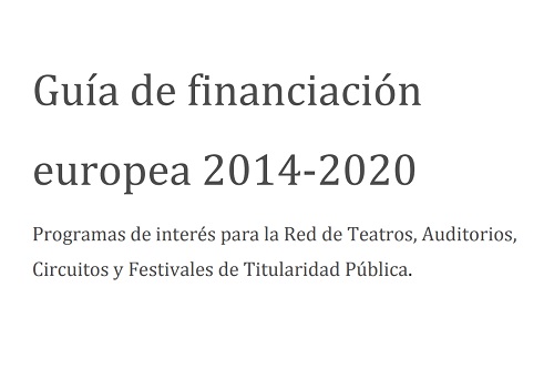 Guía de financiación europea 2014-2020