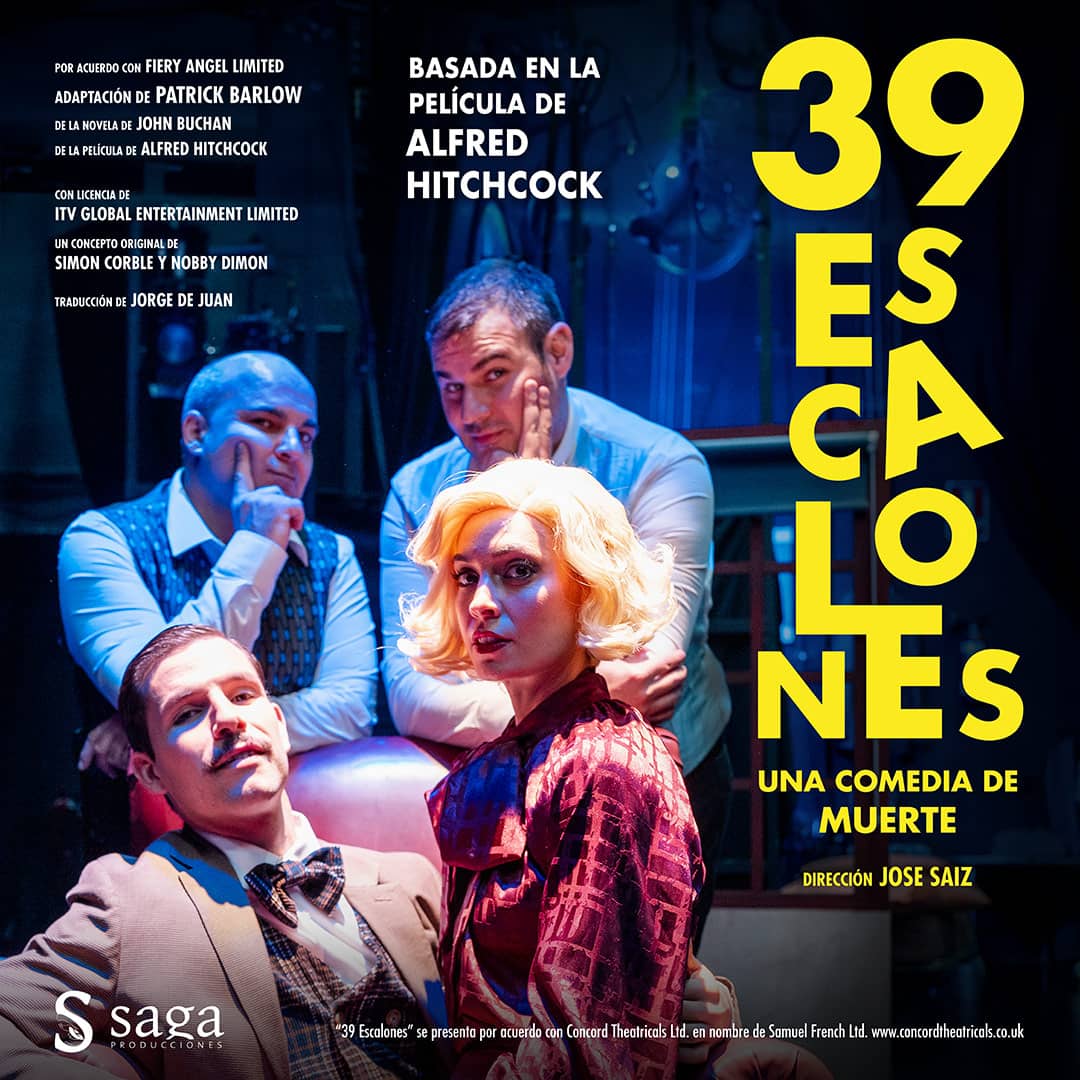 39 escalones, una comedia de muerte