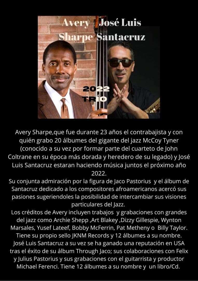 Avery Sharpe & José Luis Santacruz Trío.