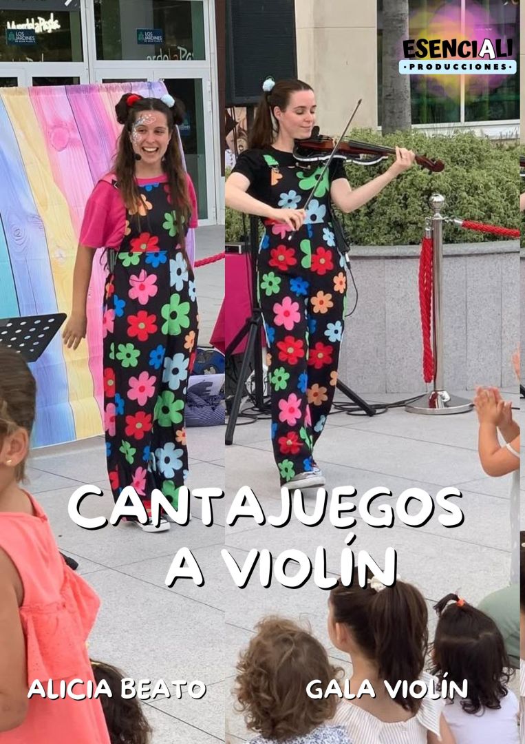 Canta juegos a violín