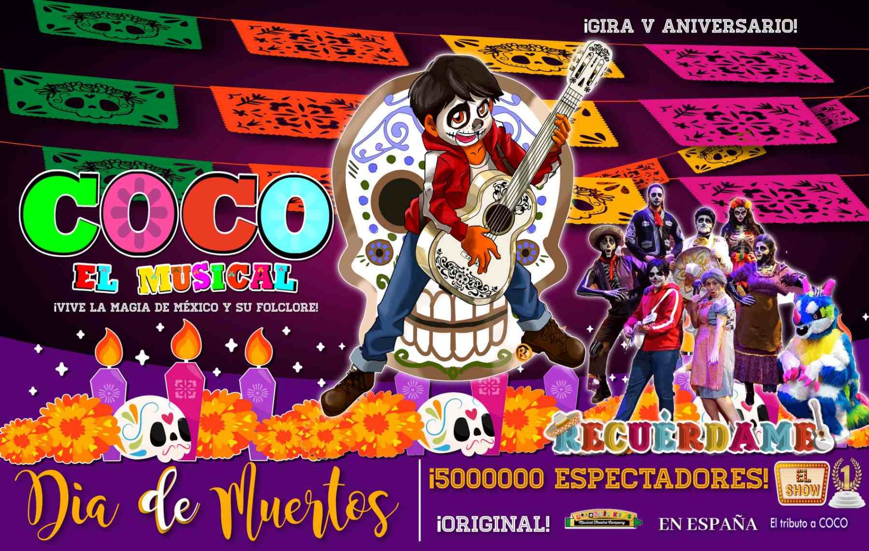 ¡COCO EL MUSICAL!RECUÉRDAME DESDE 2018 MÁS DE 700000 ESPECTADORES