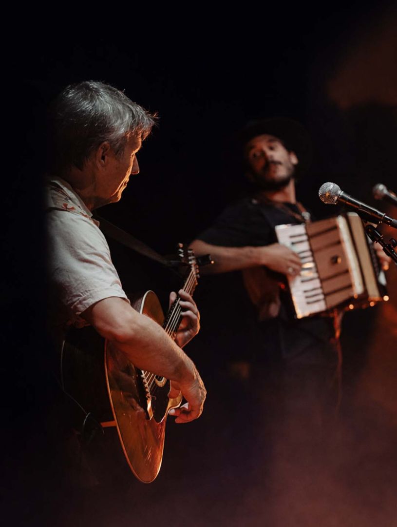 Daniel Cros y Mariano Morales