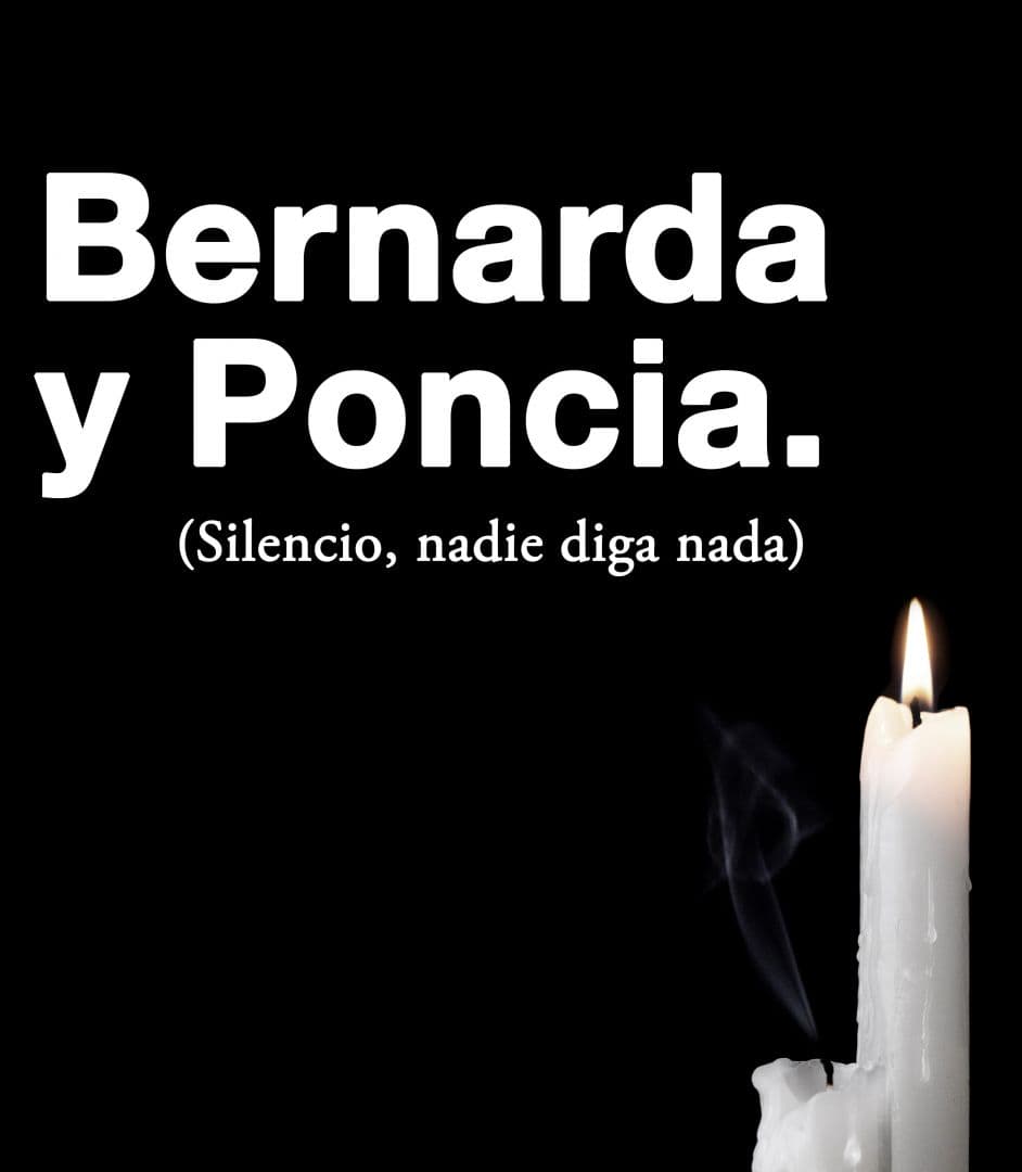 Bernarda y Poncia(Silencio, nadie diga nada)