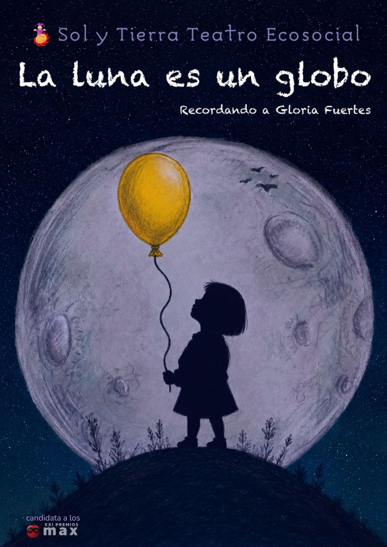 La luna es un globo