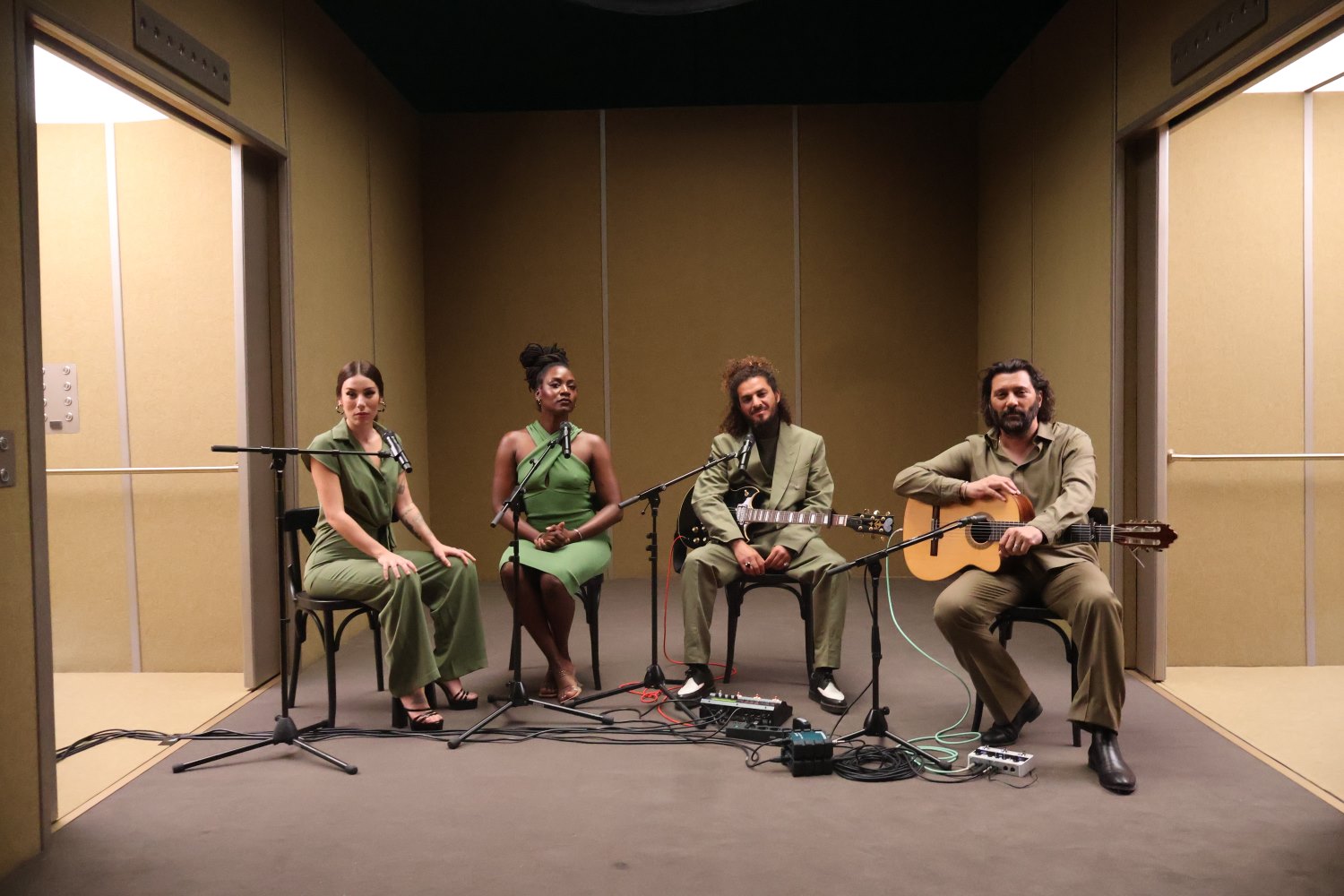 Josemi Carmona, Alana Sinkey, Lin Cortés, Miryam Latrece