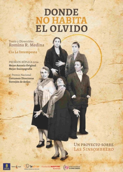 CARTEL Espectáculo Donde no habita el olvido