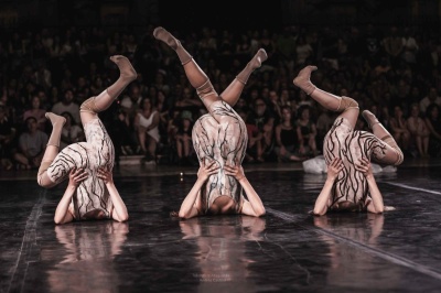 «Elipse», de Cía. Danza Vinculados y LamatDance Company. Fotografía de Andrés Castillo.