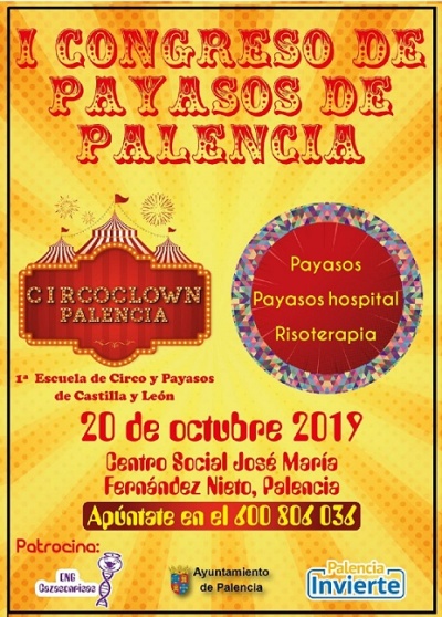 1º congreso de Payasos de Palencia en el 2019