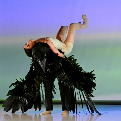 «The Bird», de Cía. Danza Vinculados y LamatDance Company. Fotografía de Juan Antonio Cárdenas.