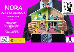 Cartel de Nora, casa de muñecas